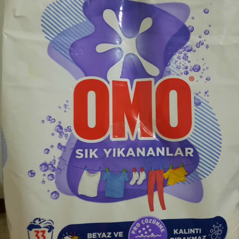 Köpürme Ve Performans Düşüklüğü OMO Sık Yıkananlar Matik Deterjanı