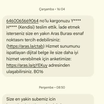 Aras Kargo Teslim Edilmediği Parfümü Teslim Edildi Olarak İşaretliyor