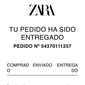 Pedido de Zara entregado en la dirección incorrecta, solicito solución