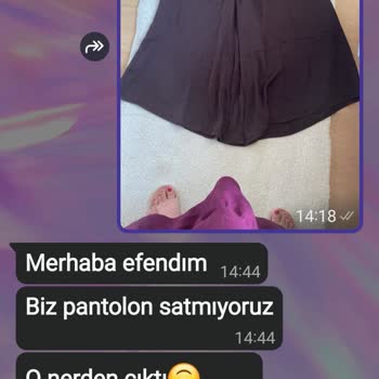 Eksik Çanta Ve Kullanılmış Pantolon Gönderimi