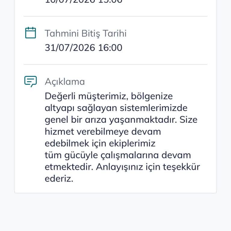 Türk Telekom İnternet Ve Tivibu Hizmetlerinin Uzun Süre Kesintisi Ve Belirsiz Tamir Tarihi