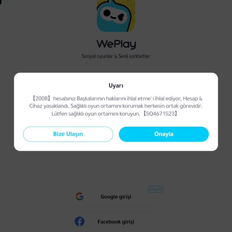 Haksız Cihaz Banı Ve Cevapsız Destek Talebim
