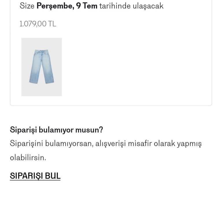 Stradivarius Siparişi Günde Kargo’da Teslim Edilmedi Ve Bilgi Verilmiyor