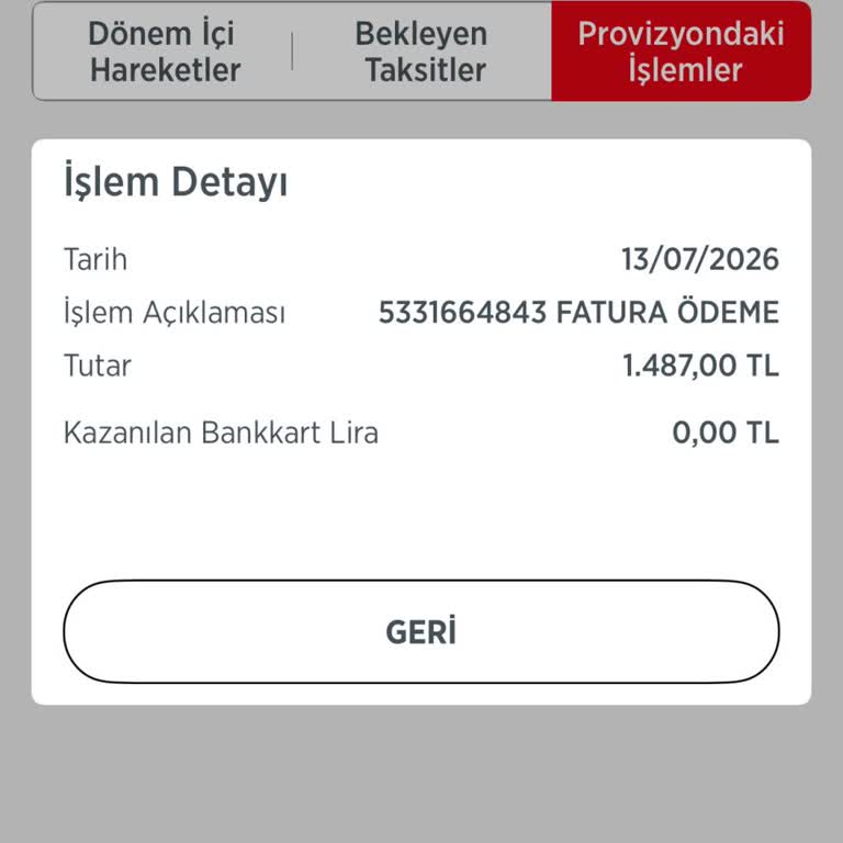Onaylanmayan 1.200 TL TYG Avantaj Ücreti Faturamda Belirdi