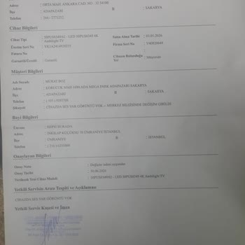 Onarılamayan Philips TV İçin Üst Model Değişimi Ve Kargo Sorunu