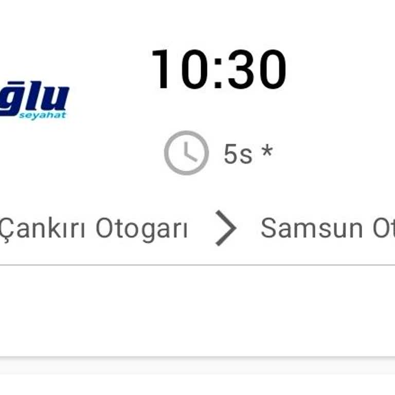 Çankırı-Samsun Yolculuğunda Aşırı Ücret Ve Adaletsiz Fiyatlandırma