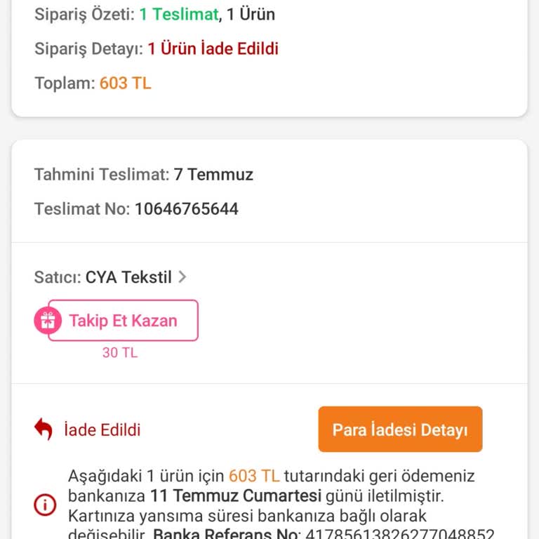 Kargoda Kaybolan Çocuk Hediyesi İçin Yetersiz İade Ve Telafi Talebi