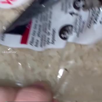 Migros'tan Aldığım Yayla Pirincin İçinden Böcek Çıktı