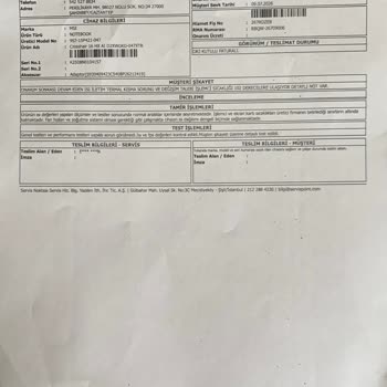 Aşırı Isınma Ve Kendi Kendine Kapanma Nedeniyle Ürün Değişimi Talebi