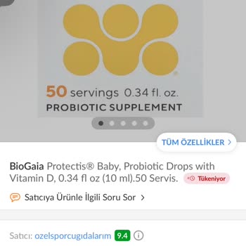 Biogaia Baby Probiyotik Damla Ürünün Şok Fiyat Artışı Ve Satıcıyı Soruşturma Talebi