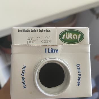 A101'den Alınan Sütaş Laktozsuz Sütün Bozulması