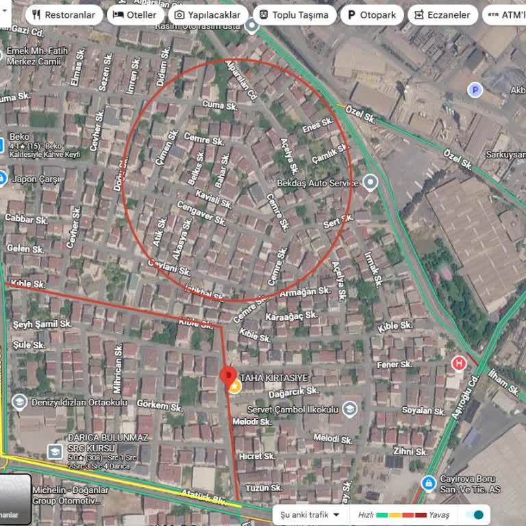 Kocaeli Darıca’da 503 Numaralı Hatın Güzergâh Değişikliği Mahalle Sakinlerini İzole Ediyor