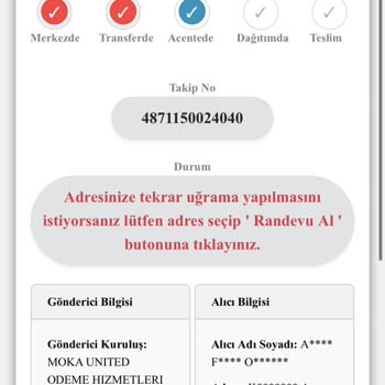 Teslim Edilemedi Durumu Ve Kuryenet’tan Cevap Eksikliği