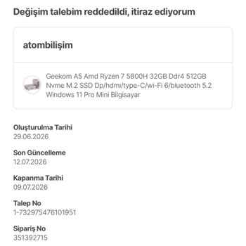 Hepsiburada’da İzinsiz İade Ve Fatura Tutarının Hepsipay Cüzdanına Yüklenmesi