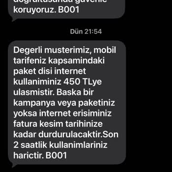 Yanıltıcı 'Haftalık 10 GB İzle' Paketi İle 787 TL Fatura Şikayeti
