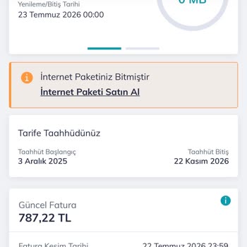 Yanıltıcı 'Haftalık 10 GB İzle' Paketi İle 787 TL Fatura Şikayeti
