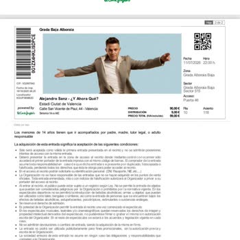 Viagogo Vendió Entradas Duplicadas y Rechazó Acceso al Concierto, Pido Reembolso