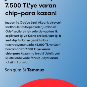 Akbank Juzdan Kampanyası Puanı Yüklenmediği İçin Tatilsepeti Mağduriyeti