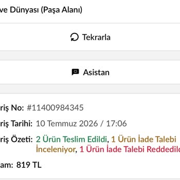 Yakın Sürede Son Kullanma Tarihli Ürün Gönderimi Ve İade Reddi