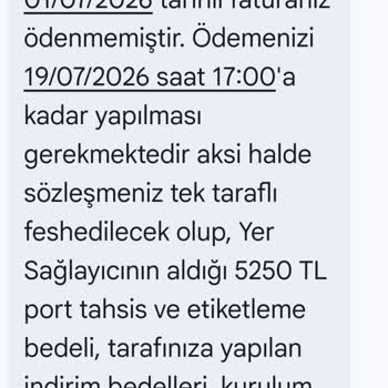 Rüzgarnet’tan Beklenmeyen 2688 TL Fatura Ve Gizli 5250 TL Port Ücreti İtirazı