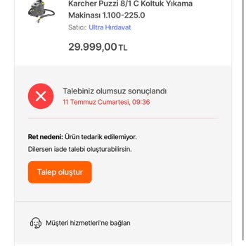 Hepsiburada'dan Sipariş Edilen Karcher Modeli Yanlış Gönderildi, Satıcı Değişikliği Reddetti