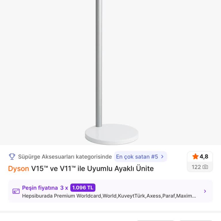 Dyson Stand Fiyat Farkı İadesi Talebi