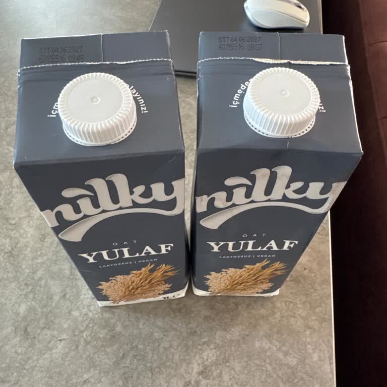 Getir'de Satılan Tarihi Geçmiş Yulaf Sütü