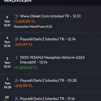 İzinsiz Paycell Getir Çekimlerine Karşı Acil İade Ve İşlem Durdurulması Talebi