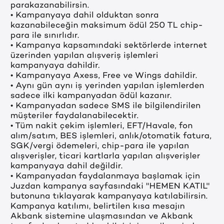 Yanıltıcı 1 TL Kampanyası Nedeniyle Chip-Para Alamadım