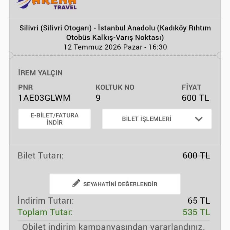 Satın Aldığım Tekli Koltuk Sunulmadı Ve Şoför Rota Bilgisizliği Yolculuğu Uzattı