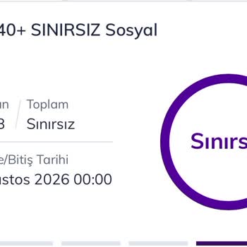 Sınırsız Sosyal Paketin Veri Kotasından Düşmesi Ve Müşteri Hizmetlerinin Çözüm Sağlayamaması