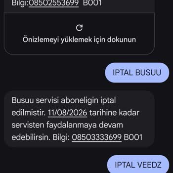 İzinsiz Busuu Aboneliği Ve 319 TL Ücretlendirme İptali Talebi