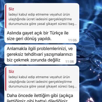 Veramuu İade Talebimi Reddedip Tüketiciyi Hakaretle Saldırdı