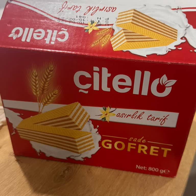 Çitello Gofretinin Bayat Olması Ve Değişim İsteği