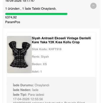 Onaylanan 1.012 TL’lik İadenin Dört Ay Sonra Hesaba Yatırılmaması