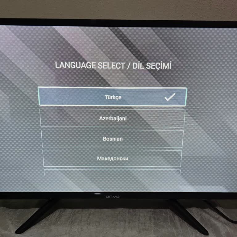 Onvo Televizyonum İnternete Bağlanmıyor Ve Kurulumda Takılıyor