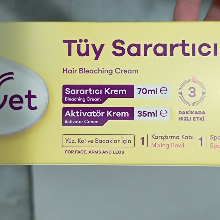 Vi-Vet Tüy Sarartıcı Kremde Cilt Yanması Ve Kahverengi Lekeler