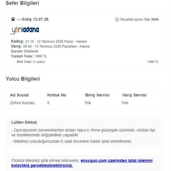 Yanıltıcı Kalkış Saatleri Ve Ulaşılamayan Yetkili, Güvenlik Sorunu