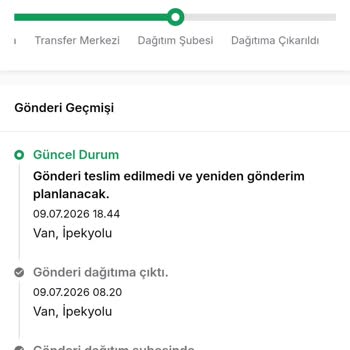 Aras Kargo Van Akdamar Şubesi’nden Adrese Teslim İhmali Ve Keyfi Dağıtım Bölgesi Gerekçesi