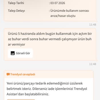 İade Süreci Uzuyor Yetkili Servis Ürünü Geri Göndermiyor