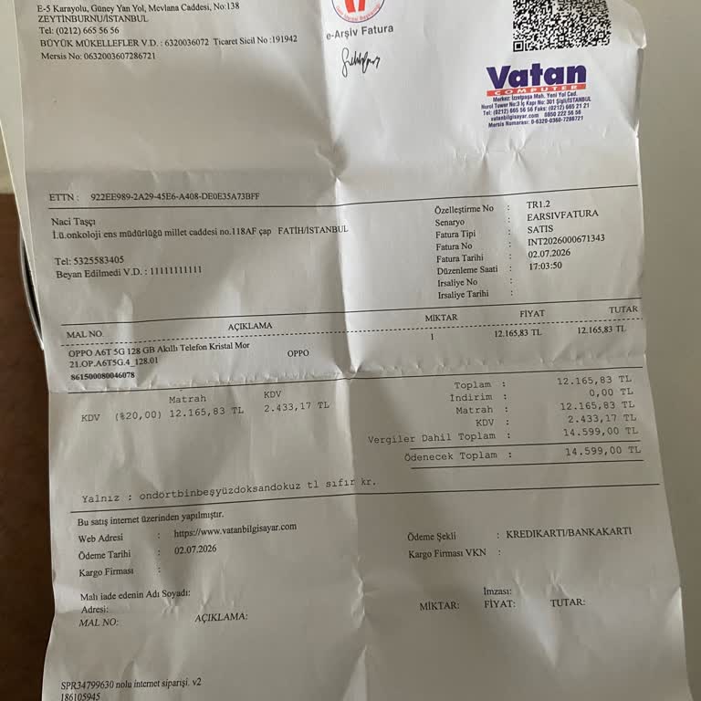 Performansı Yetersiz Oppo Telefon İçin Koşulsuz İade Ve Tam Geri Ödeme Talebi