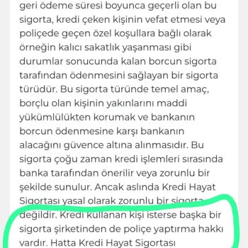 Kredi Bağlantılı Hayat Sigortasının Ücretsiz İptali Reddedildi Ve Faiz Artışı Tehdidi