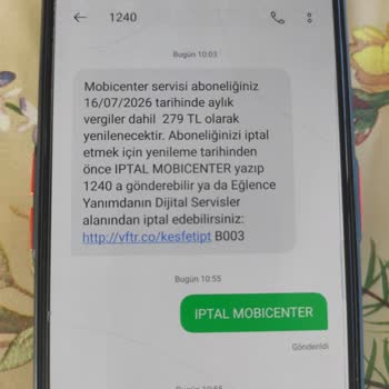 Babamın İzinsiz Aboneliği Ve 279 TL Ücret İadesi Talebi