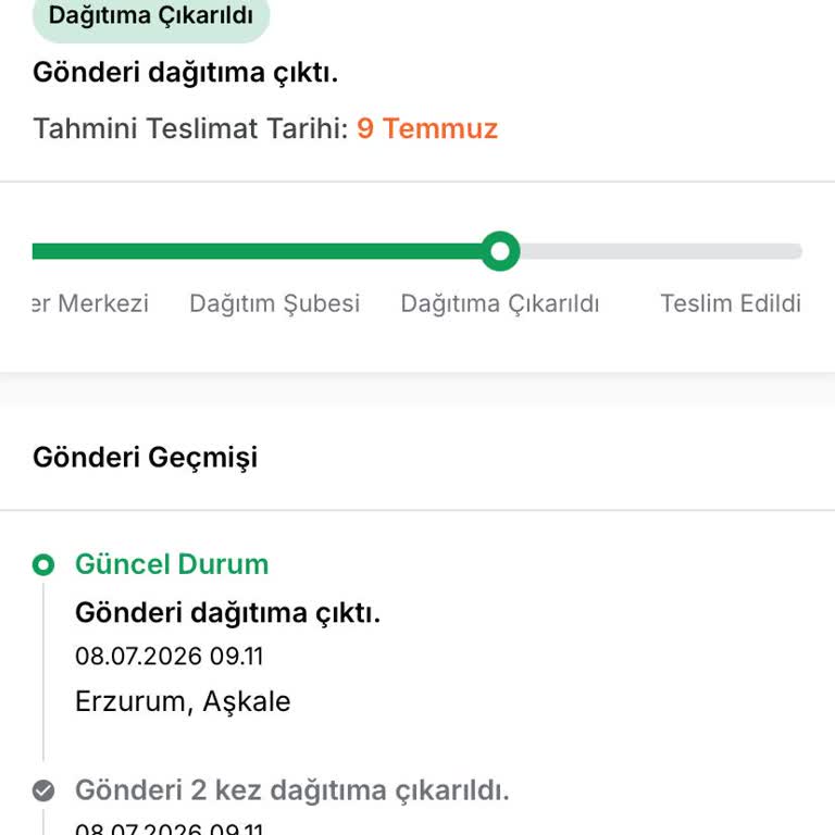 Sürat Kargo Bilgilendirme Eksikliği Ve Yanlış Şubeye Yönlendirme