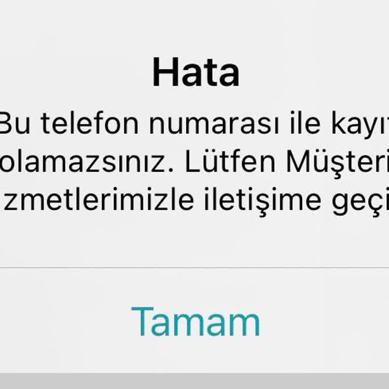 Watsons Mobil Uygulamasında Telefon Numarasıyla Üyelik Sorunu Çözülmedi