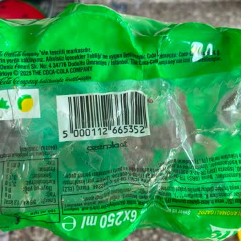 Sprite Limon Aromalı Gazoz Kolisinde Boş Kutu Hayal Kırıklığı