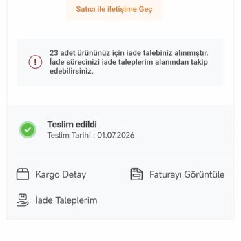 Koçtaş Siparişim Teslim Edilmedi Ve Sistem Yanlış Gösteriyor