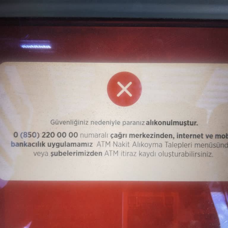 Halkbank ATM'de 8.000 TL Geri Verilmedi Ve Müşteri Hizmetlerine Ulaşılamadı