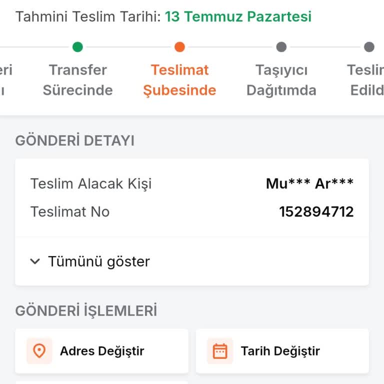 Trendyol Express Gönderim Şubede Haftalarca Bekliyor