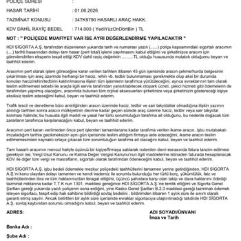 HDI Sigorta’nın Poliçeye Uymayan Düşük Tazminat Teklifi Ve Uzayan Süreç